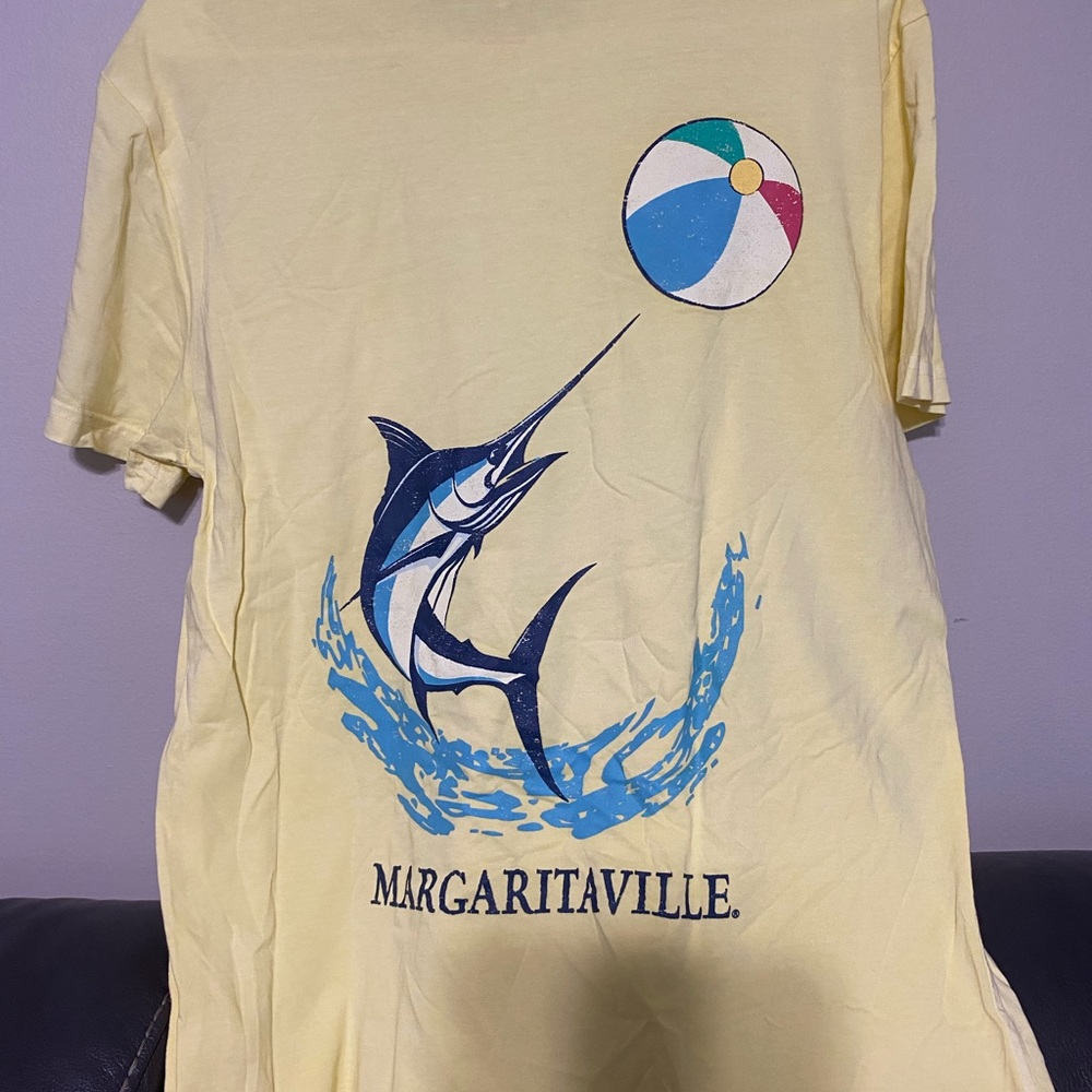Margaritaville Yellow Short Sleeve Tee